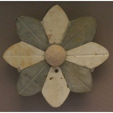 Stone rosette, two four-point crosses intersecting